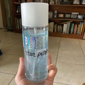 PINK scented glitter spray